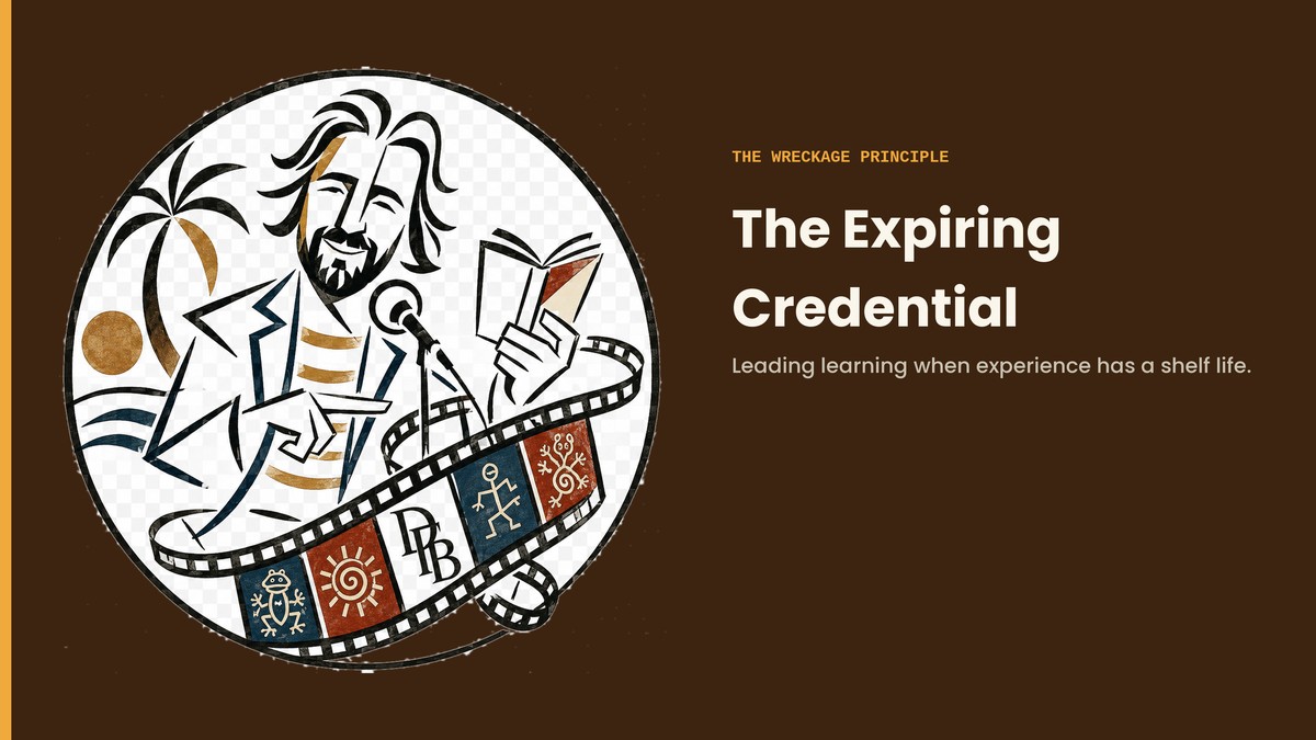 The Expiring Credential — keynote title card